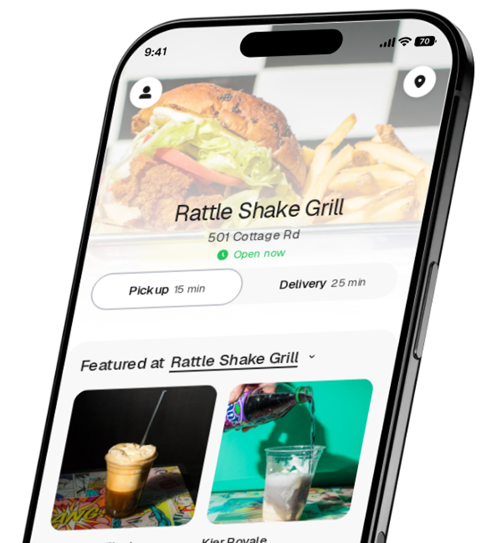 Rattle Shake Grill app preview