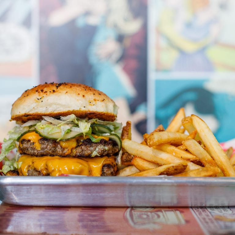 Indulge in Our Bacon Burger