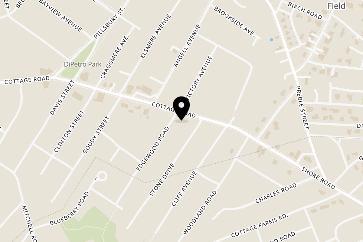 Map showing the location of Rattle Shake Grill South Portland on 501 Cottage Rd in South Portland